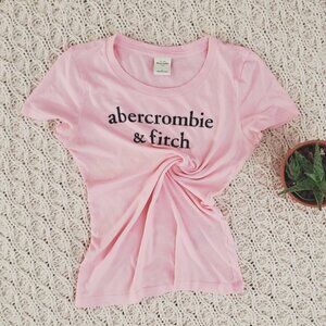 Abercrombie & Fitch Kids- Pink Cotton Tee- Large
